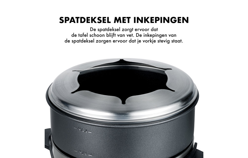 MOA Elektrische Fonduepan - Fondueset - Fondue - FP02S