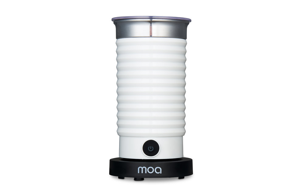 MOA Melkopschuimer Elektrisch - BPA vrij - Voor Opschuimen en Verwarmen - Wit - MF4W