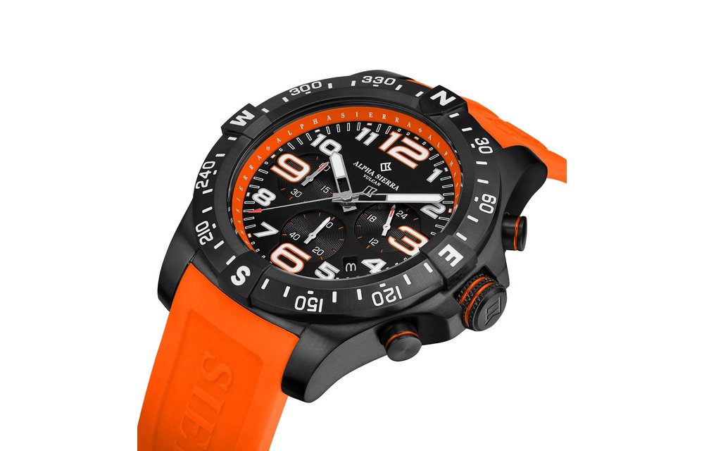 Alpha Sierra Vulcan 2308BB - Herenhorloge - Ø 45 mm - Copy