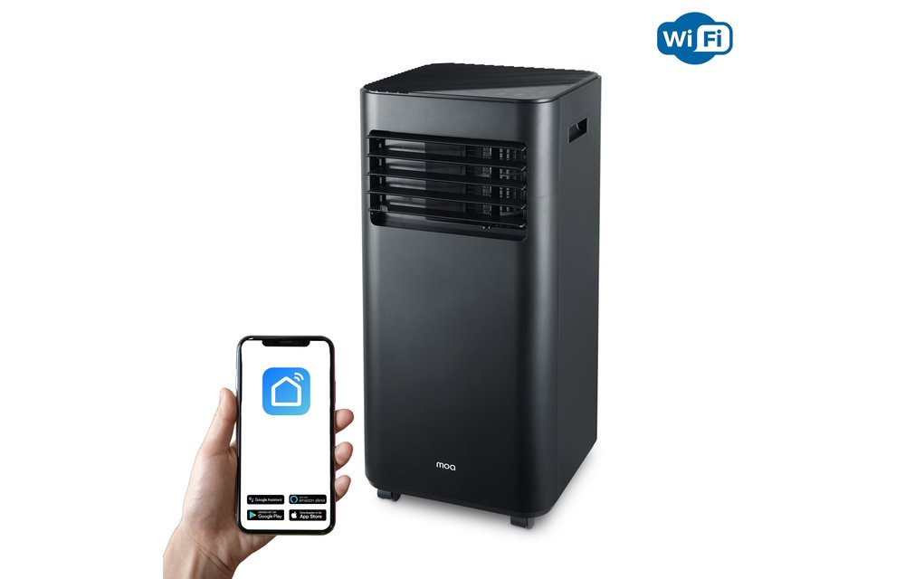 MOA Mobiele Airco - Airconditioning met WiFi en App - Inclusief Verwarmingsfunctie - 9000 BTU - A010B