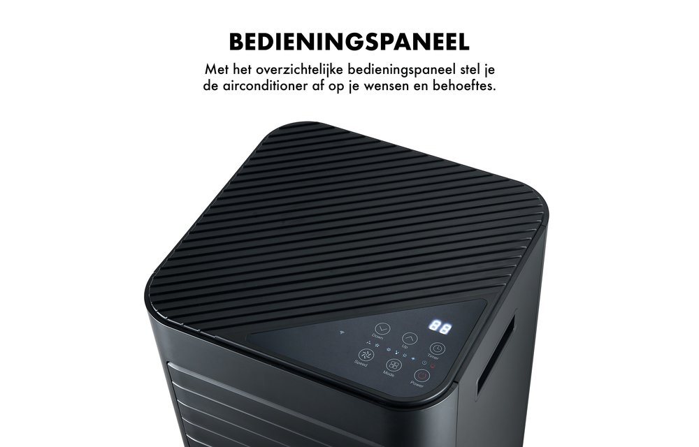 MOA Mobiele Airco - Airconditioning met WiFi en App - Inclusief Verwarmingsfunctie - 9000 BTU - A010B