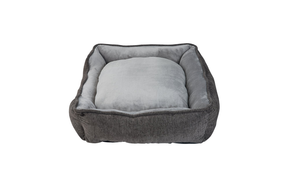 Kustaa Hondenmand - 105x80CM - Wasbaar - Antislip - Superzacht - Maat XXL - Donkergrijs