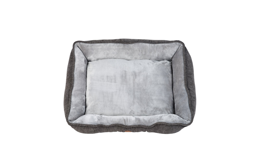 Kustaa Hondenmand - 105x80CM - Wasbaar - Antislip - Superzacht - Maat XXL - Donkergrijs
