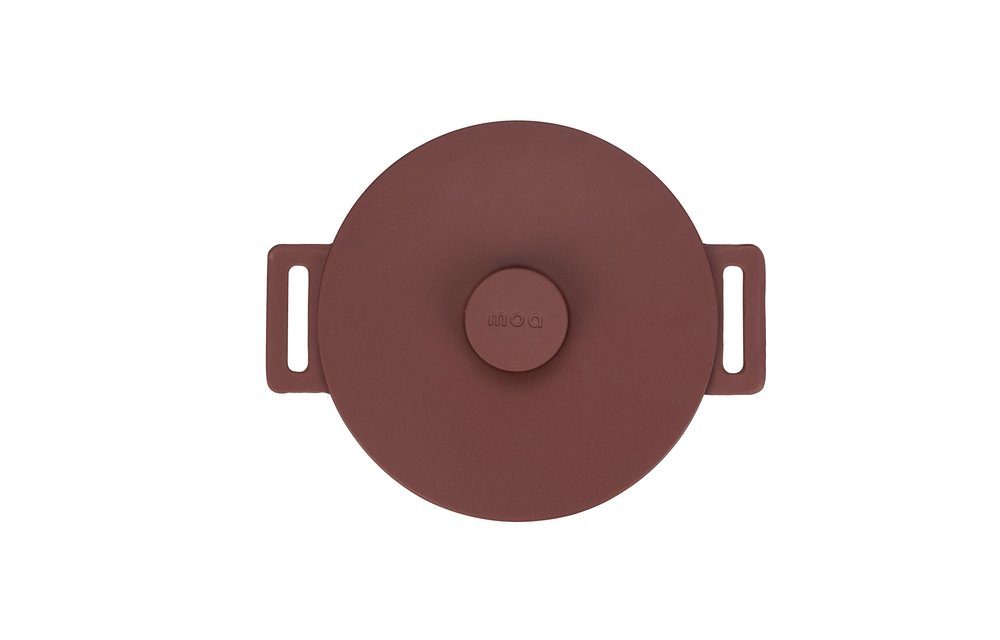 Pre-order MOA Gietijzeren Braadpan - 26CM - Rond - Ook voor inductie - Rood - MC26BR