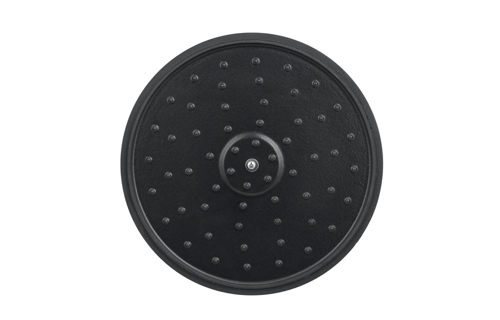 Pre-order MOA Gietijzeren Braadpan - 29CM - Rond - Ook voor inductie - Zwart - MC29B