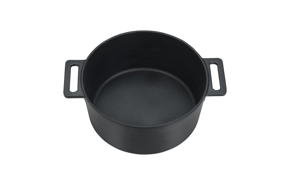 Pre-order MOA Gietijzeren Braadpan - 29CM - Rond - Ook voor inductie - Zwart - MC29B