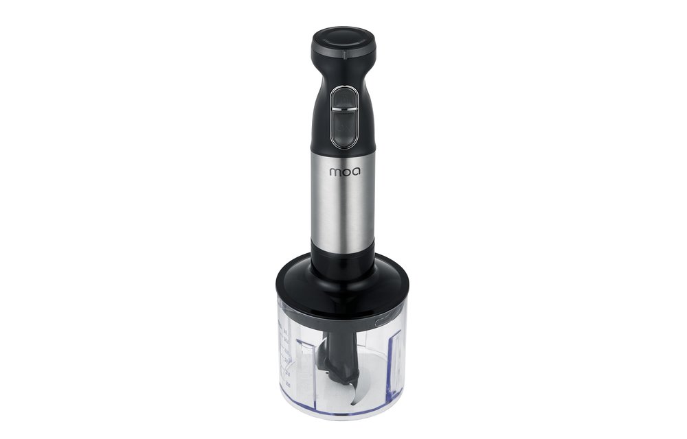 MOA Staafmixer - 1000 Watt - inclusief accessoires - Hakmolen - Klopper - Maatbeker 750ml - HB19