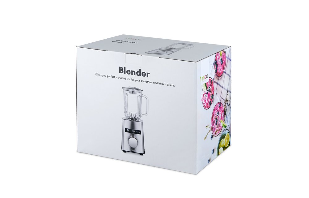 MOA Krachtige Blender - Met glazen kan - 1,5 liter - 1000 Watt - TB70S