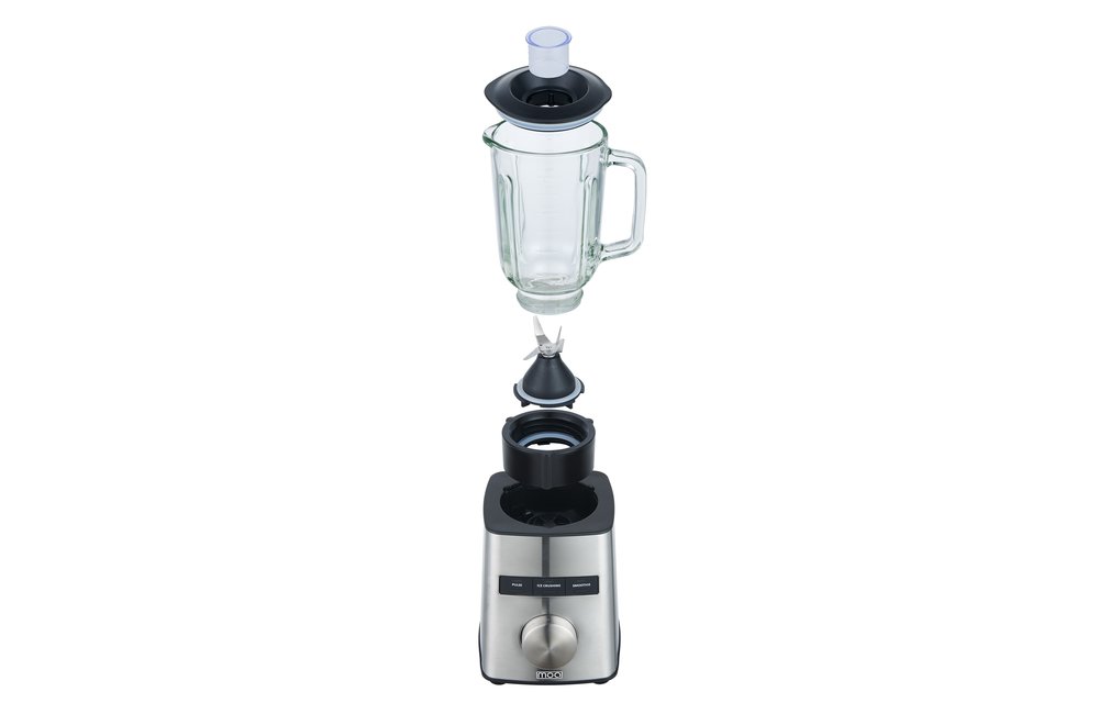 MOA Krachtige Blender - Met glazen kan - 1,5 liter - 1000 Watt - TB70S