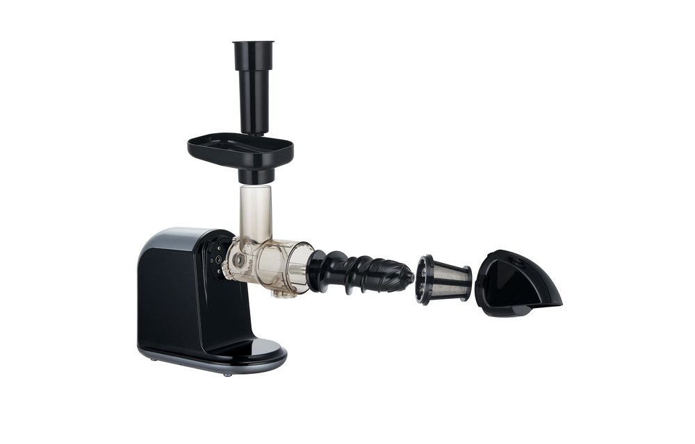 MOA Horizontale Slowjuicer - Voor Groente en Fruit - Droge pulp - 700 ml - Sapcentrifuge - Zwart - SJ15G