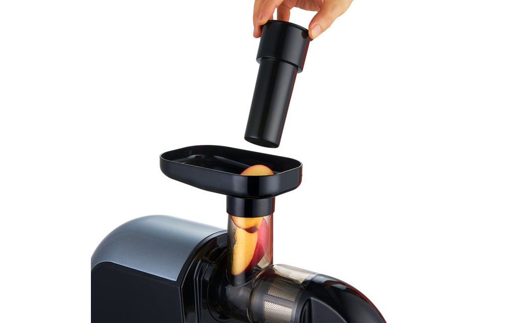 MOA Horizontale Slowjuicer - Voor Groente en Fruit - Droge pulp - 700 ml - Sapcentrifuge - Zwart - SJ15G