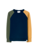Finger in the nose Hank Sweater Navy Colorblock