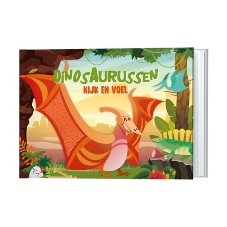 Lantaarn Publishers Kijk en voel - Dinosaurussen