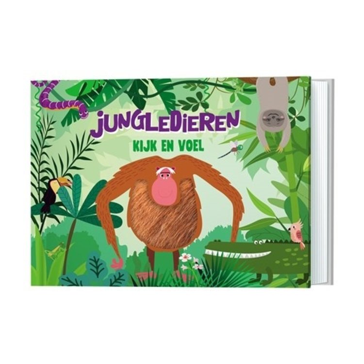 Lantaarn Publishers Kijk en voel - Jungledieren