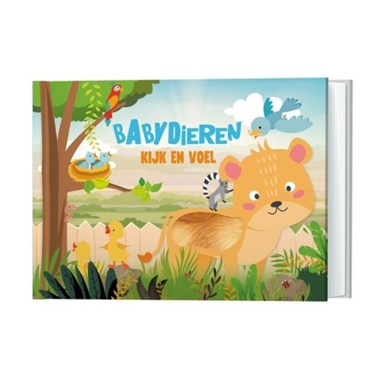 Lantaarn Publishers Kijk en voel - Babydieren