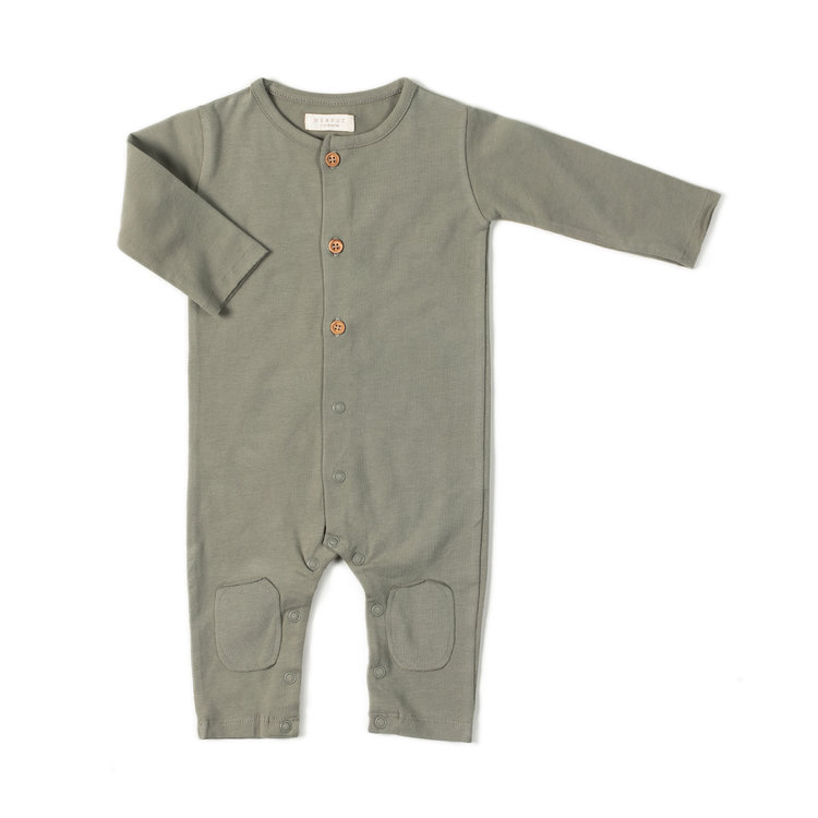 Nixnut Butt Onesie - Wild Green