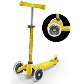 Micro step Mini Micro Step Deluxe geel LED