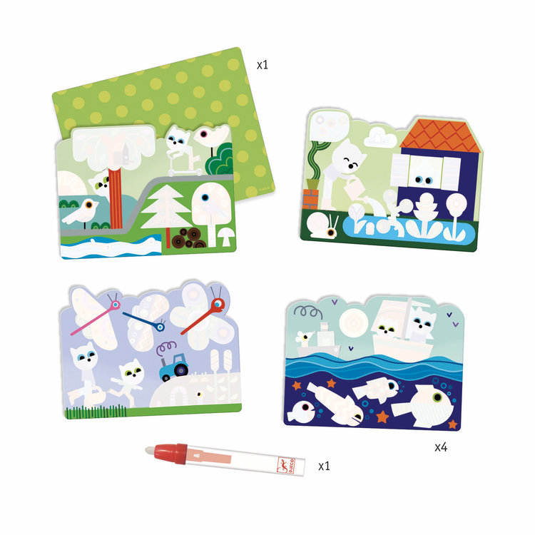 Djeco Djeco Kleuren met water -  Buiten