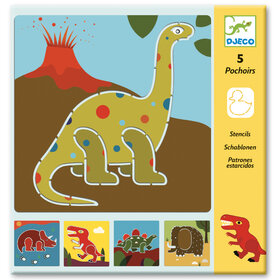 Djeco Sjabloon kaarten - Dinosaurus