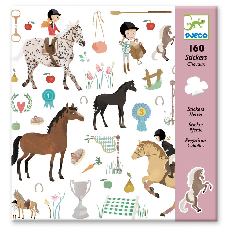 Djeco Djeco stickers - Paarden