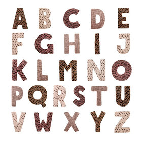 VanPauline Bath Letters in bewaarzak (pink)