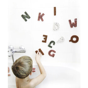 VanPauline Bath Letters in bewaarzak (green)