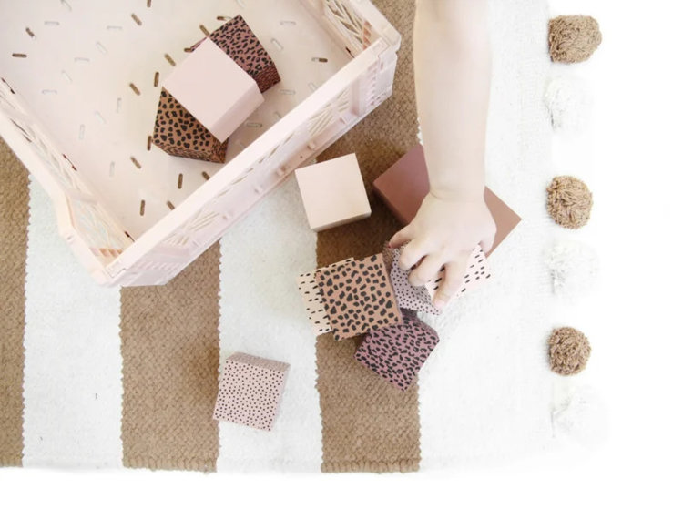 VanPauline Foam blocks in bewaarzak (pink)