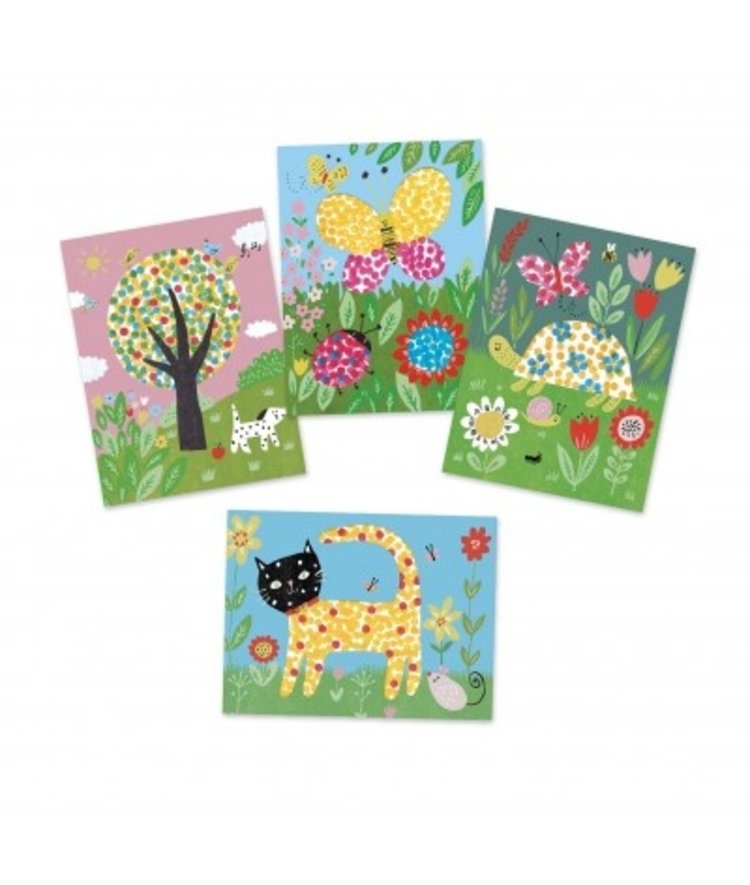 Djeco Tekenen met stippen Kat