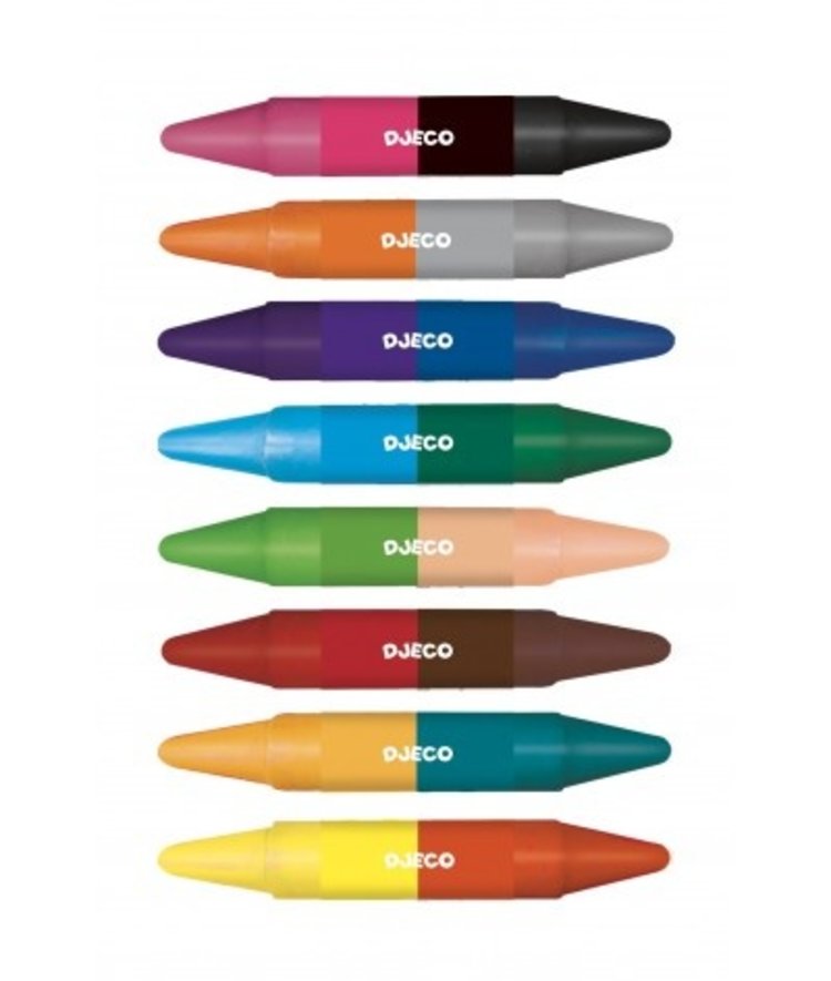 Djeco Djeco Dubbel Wascokrijtjes