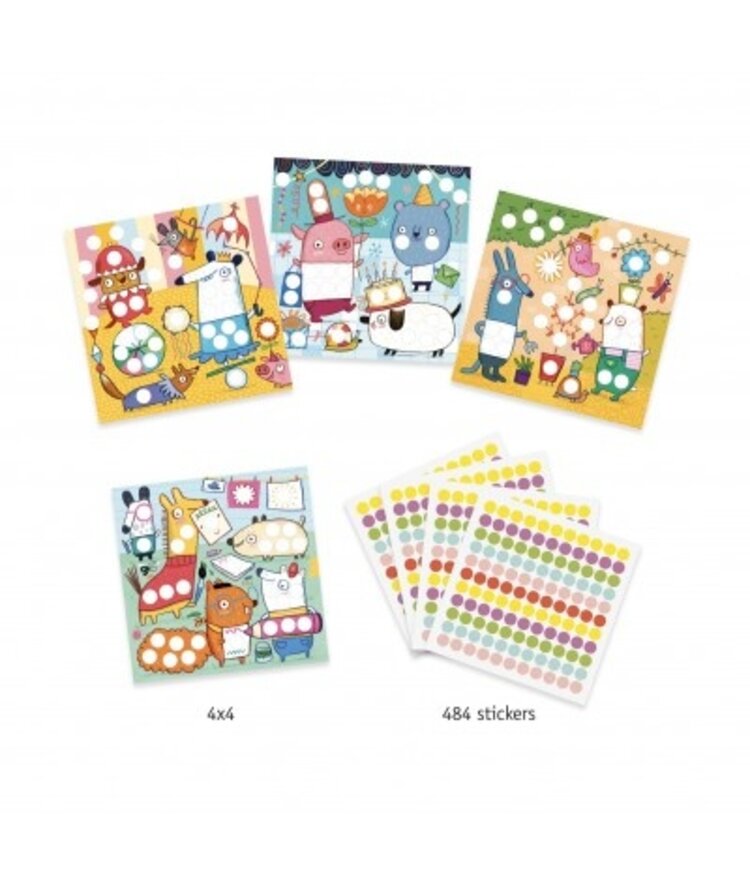 Djeco Djeco Creëren met stickers