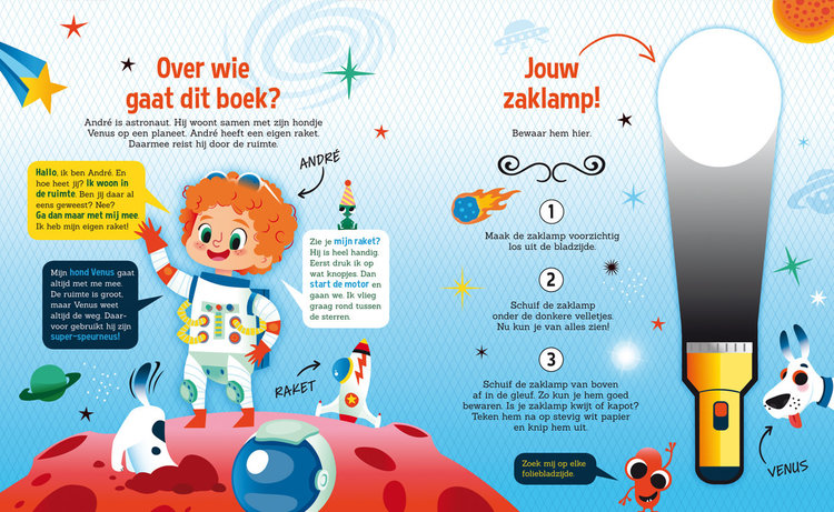 Lantaarn Publishers Zoekboek - Speuren in de ruimte