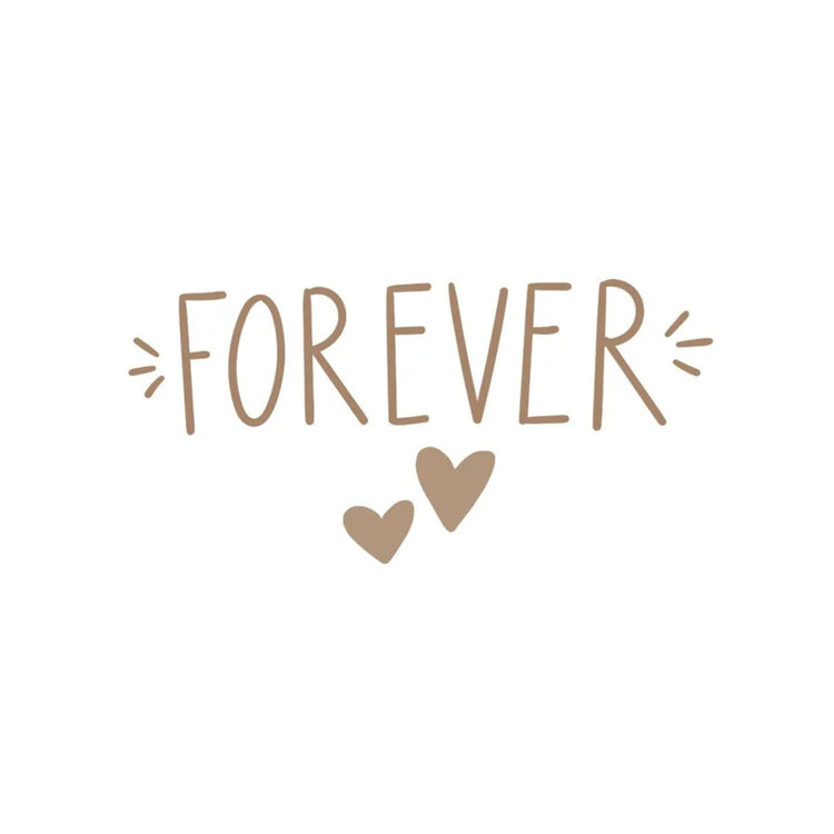 Sweet Petite Jolie Houten standaard met droogbloem en quote - Nature