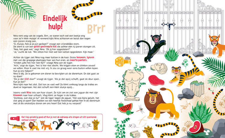 Lantaarn Publishers Zoekboek - Speuren in de dierentuin