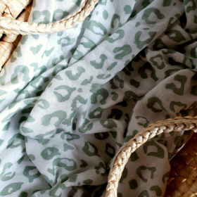 Sweet little crown Bamboo swaddle XL - Panther