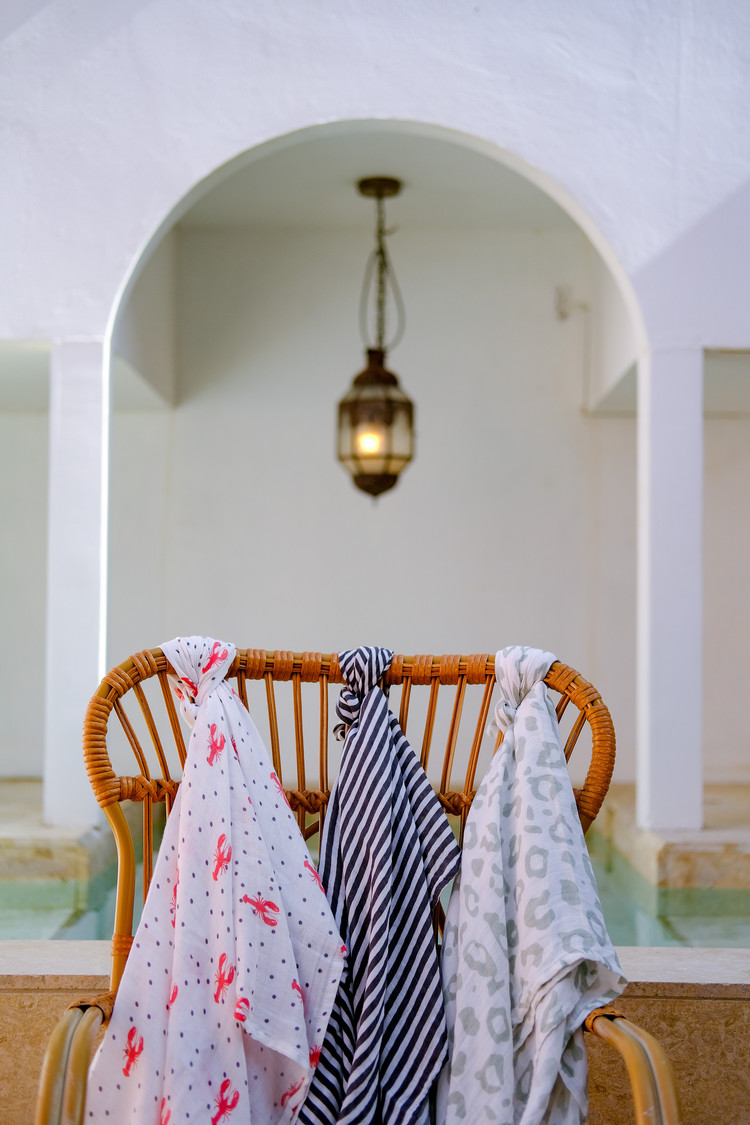 Sweet little crown Bamboo swaddle M - Panther