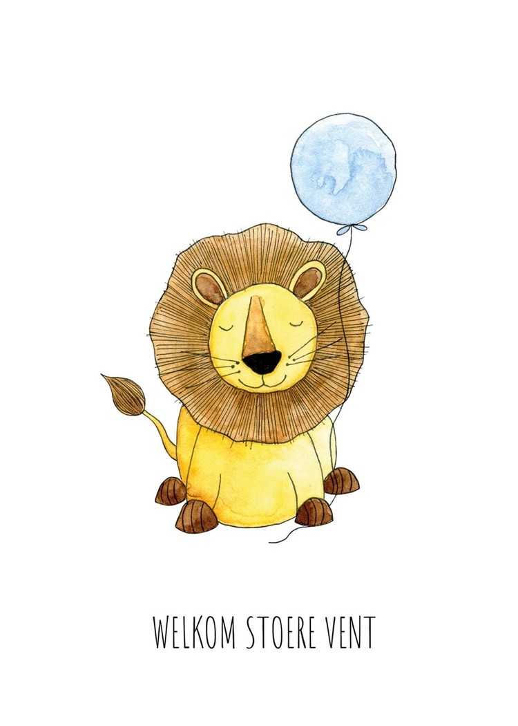 Juulz Kaart - Welkom stoere vent