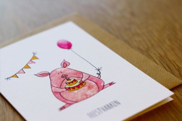 Juulz Kaart - Feestvarken