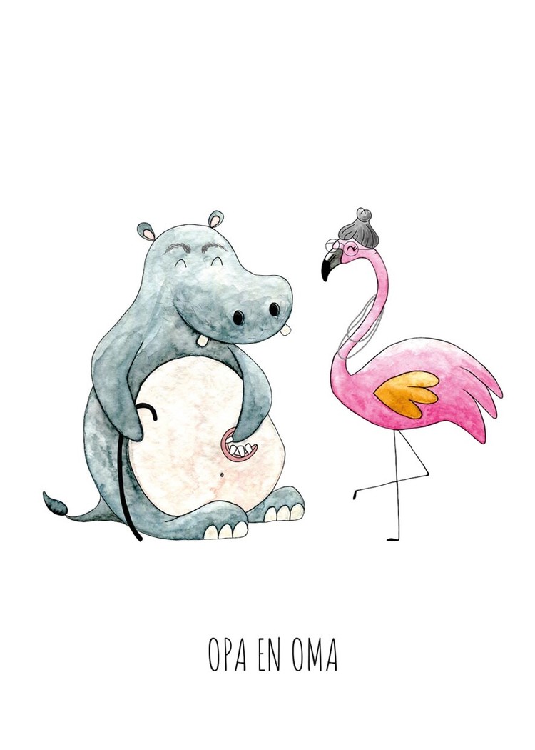 Juulz Kaart - Opa en Oma