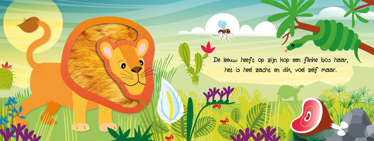 Lantaarn Publishers Kijk en voel - Wilde dieren