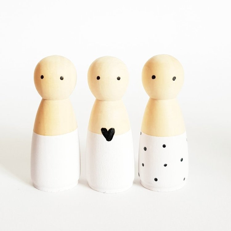 Sweet Petite Jolie Basic vrouw/meisje - Wit