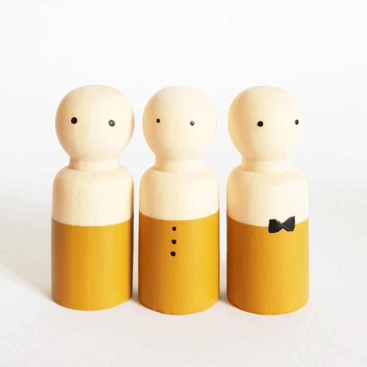 Sweet Petite Jolie Basic man/jongen - Oker