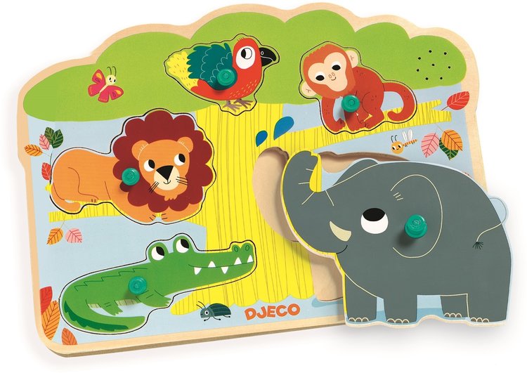 Djeco Djeco puzzle - geluid Baobab
