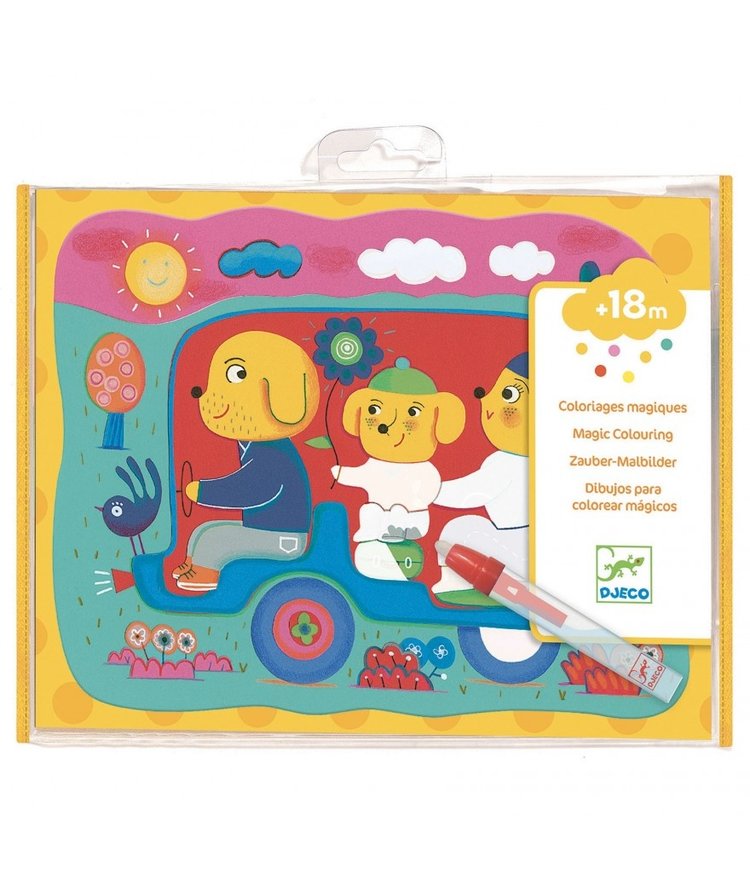 Djeco Djeco Kleuren met water -  Onderweg