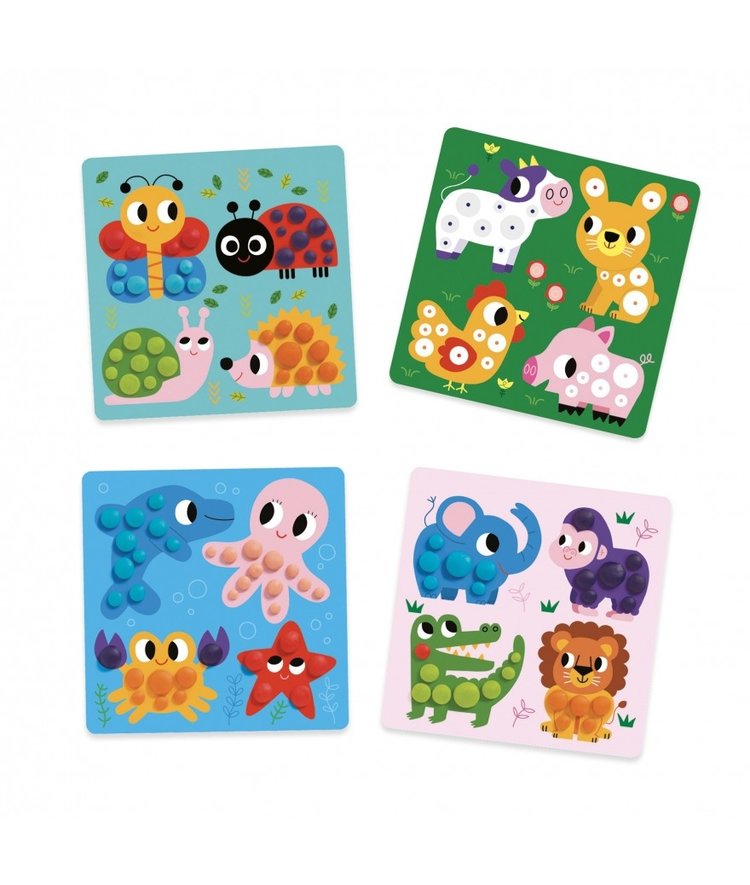 Djeco Kinderklei dieren - Rondjes uit klei