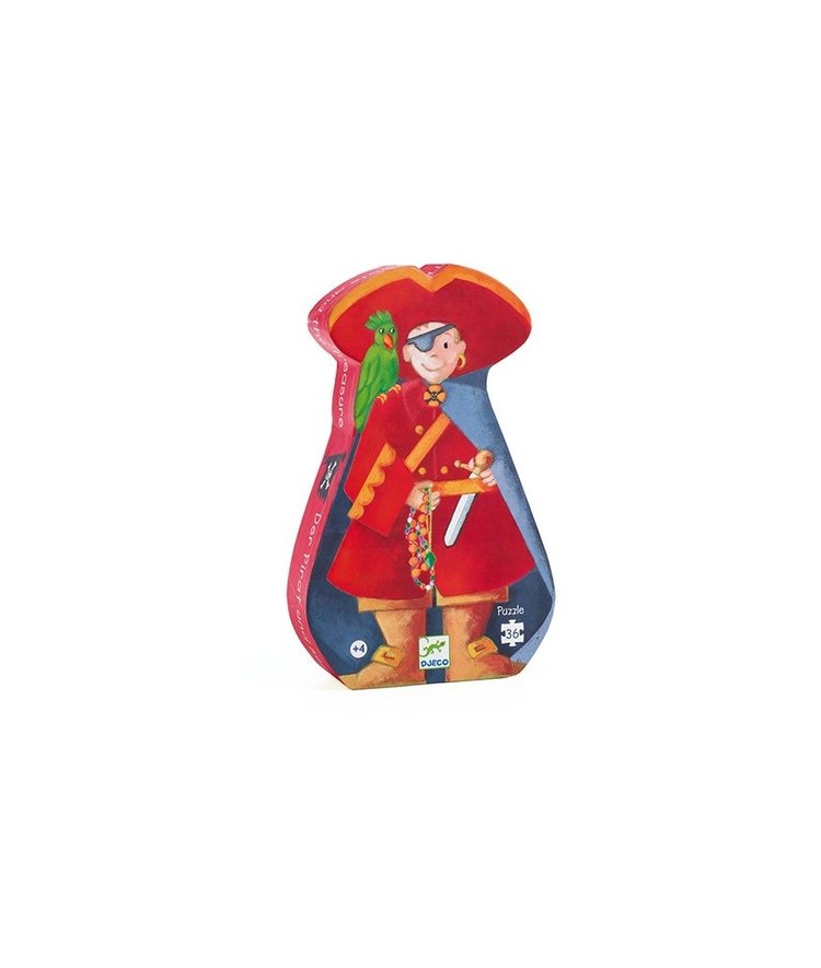 Djeco Puzzel - Le pirate et son tresor (36 pcs)