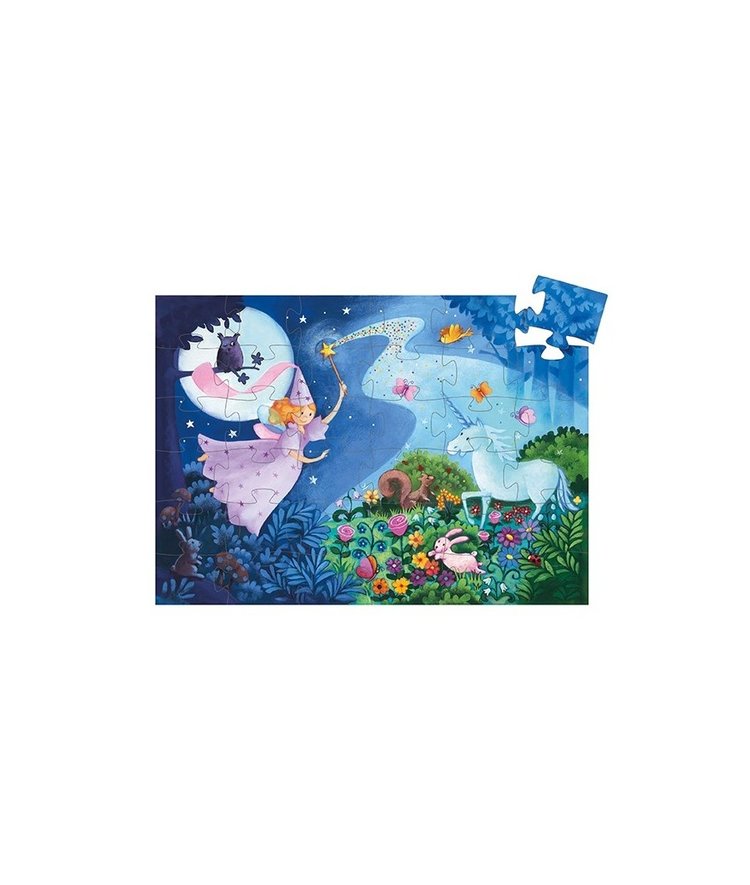Djeco Djeco puzzel - La fee et la licorne (36 pcs)