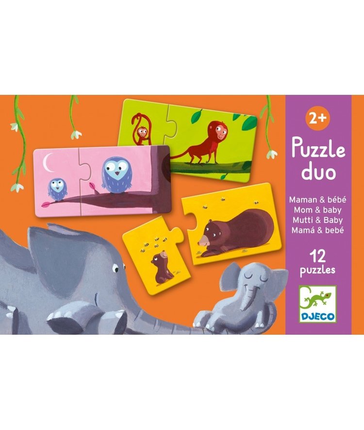 Djeco Puzzel duo - Maman et bebe