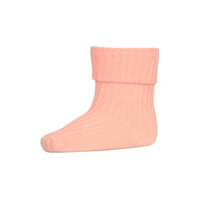 MP Denmark Cotton rib baby socks - 4272 - Guava
