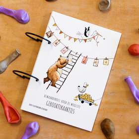 Juulz Bewaarbundel Geboortekaartjes - Beer