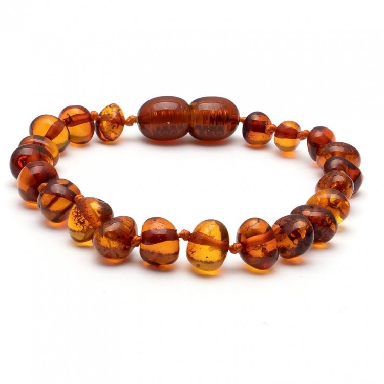 Amber Barnsteen Barnsteen armband - Cognac (14cm)